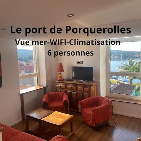 Ile De Porquerolles : T3 Climatise Vue Mer מראה חיצוני תמונה